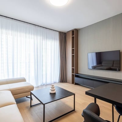 Rental of a new 2-room apartment, 57 m², BW King’s Park, Belgrade Waterfront, Belgrade, Serbia